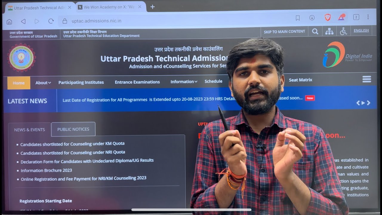 UPTU Counselling 2023 Choice Filling Update✅ | UPTU Schedule 2023🔴 #uptu #uptac #aktu