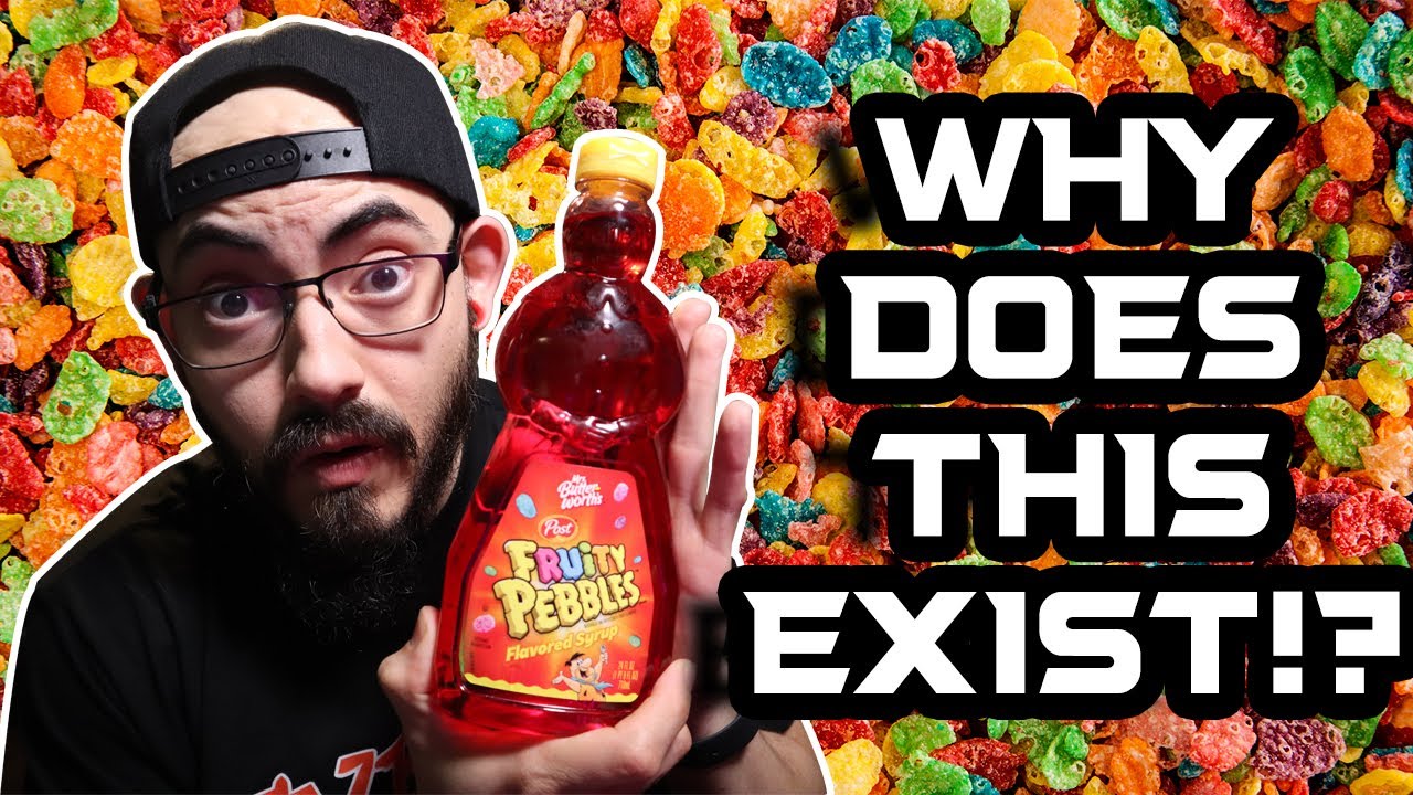 FRUITY PEBBLES SYRUP!? | SPIKE REVIEWS