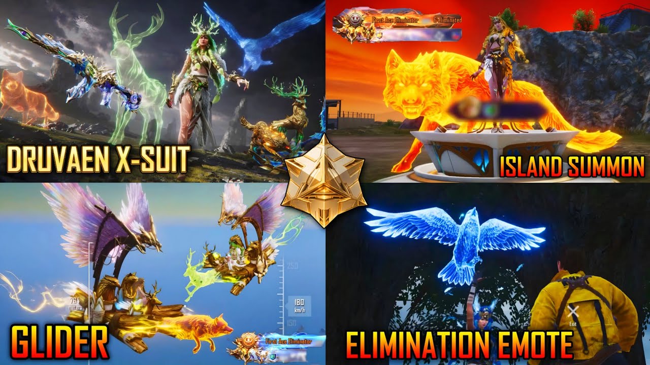 Druvaen X-Suit Ultimate | IN GAME Look | 3 Form Look | 3D Leaks | X-Suit Entry Emote | Upgrade Gun