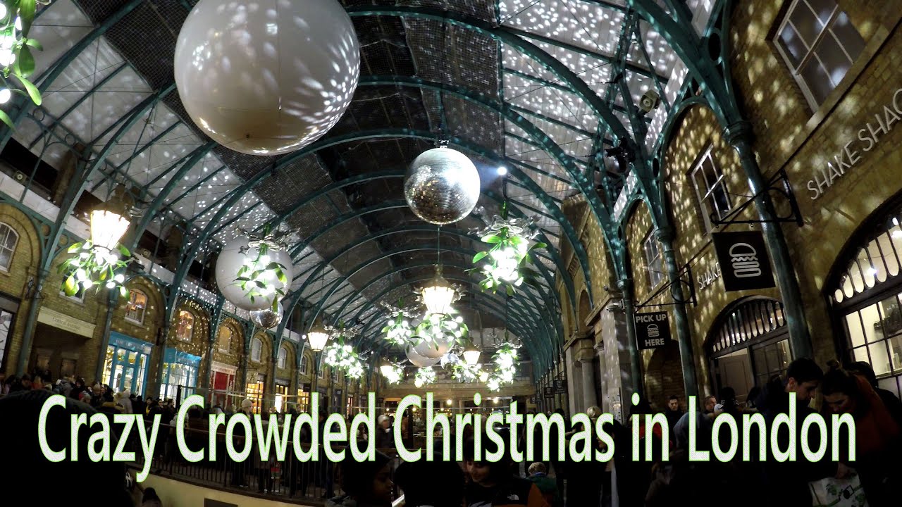 Crazy Crowded Christmas and Morris Dancers in London