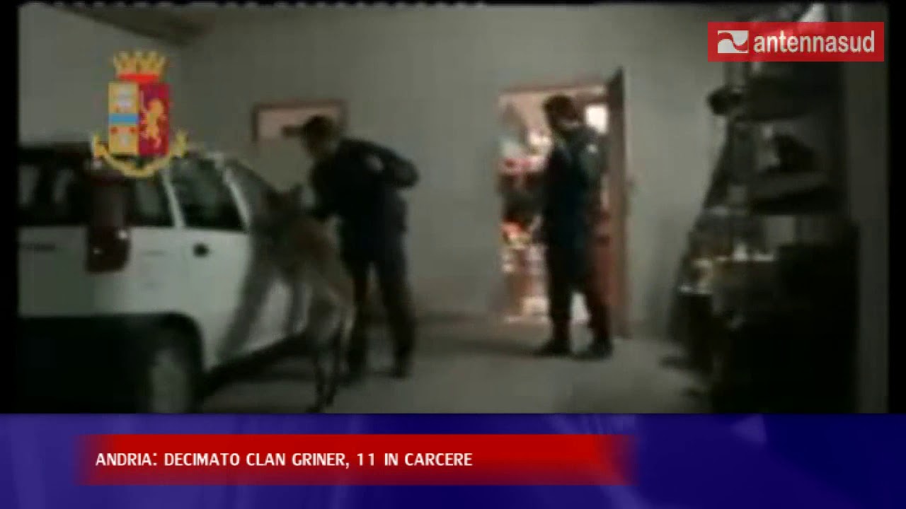 22 febbraio 2019 - Andria: arrestato clan Griner, 11 in carcere