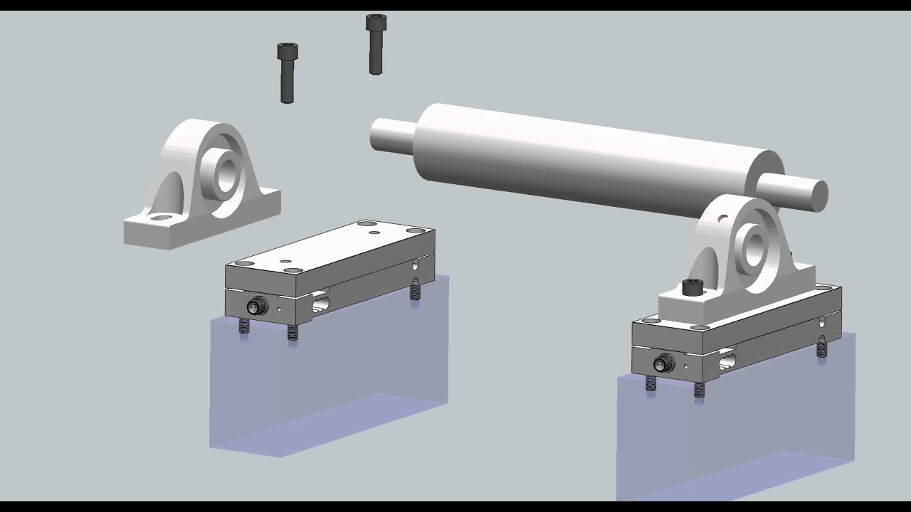 Pillow Block Style OWECON Load Cell OWL300 for tension control