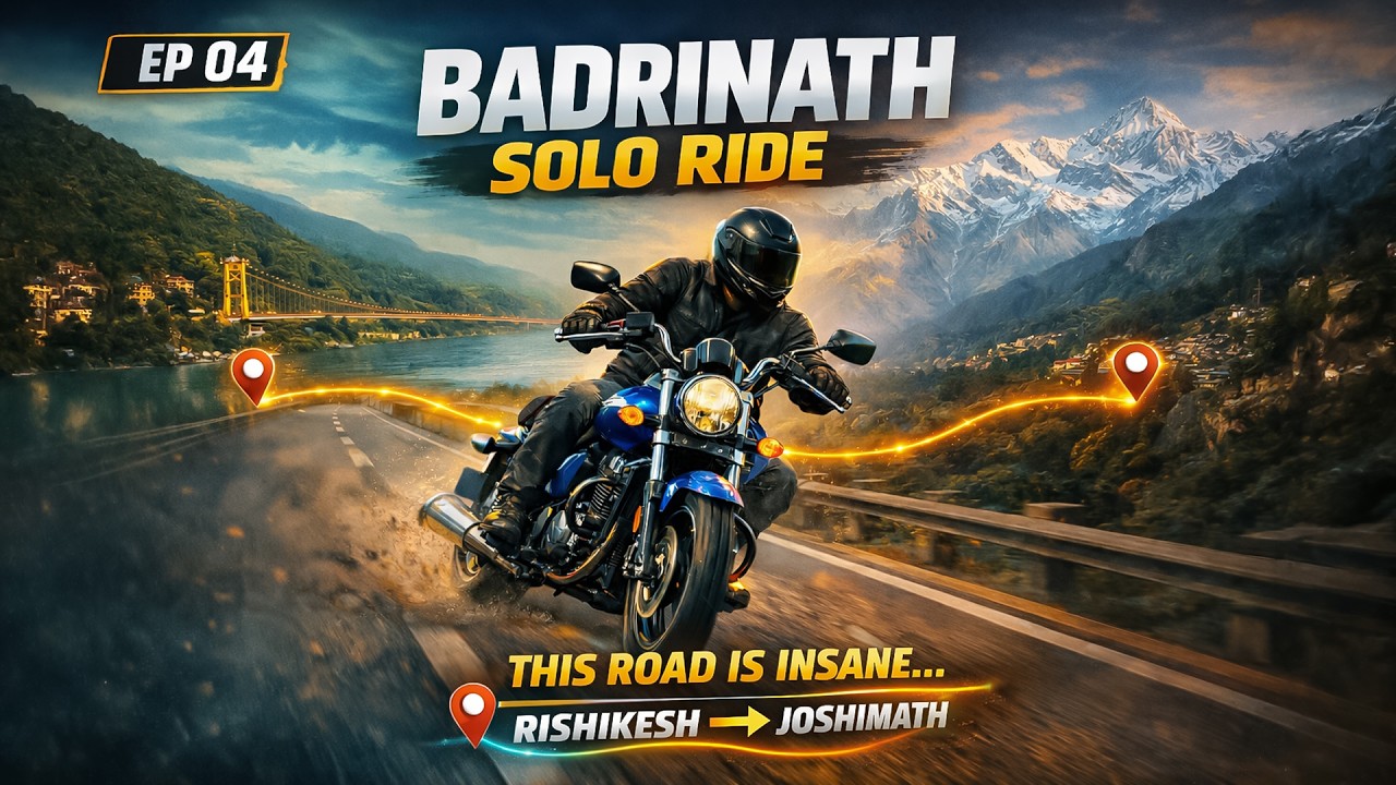 RISHIKESH to  JOSHIMATH by Bike | #BADRINATH Solo Ride - Day 4