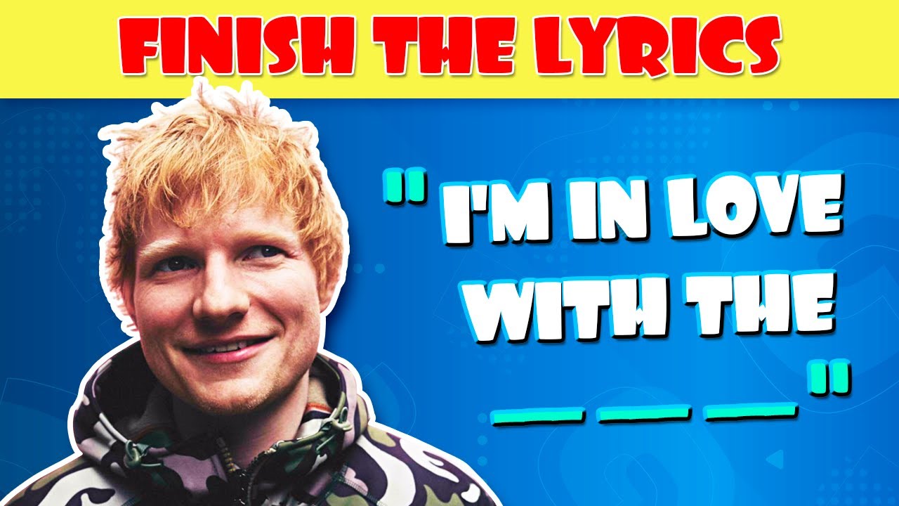 Finish the Lyrics 🎤 50 Iconic Songs
