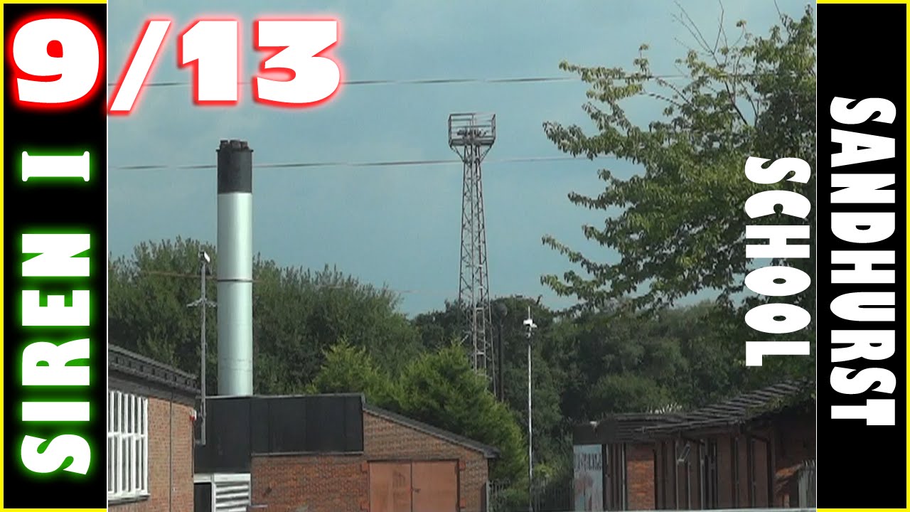 Broadmoor Sandhurst School siren - Finding the 13 sirens.  Siren I
