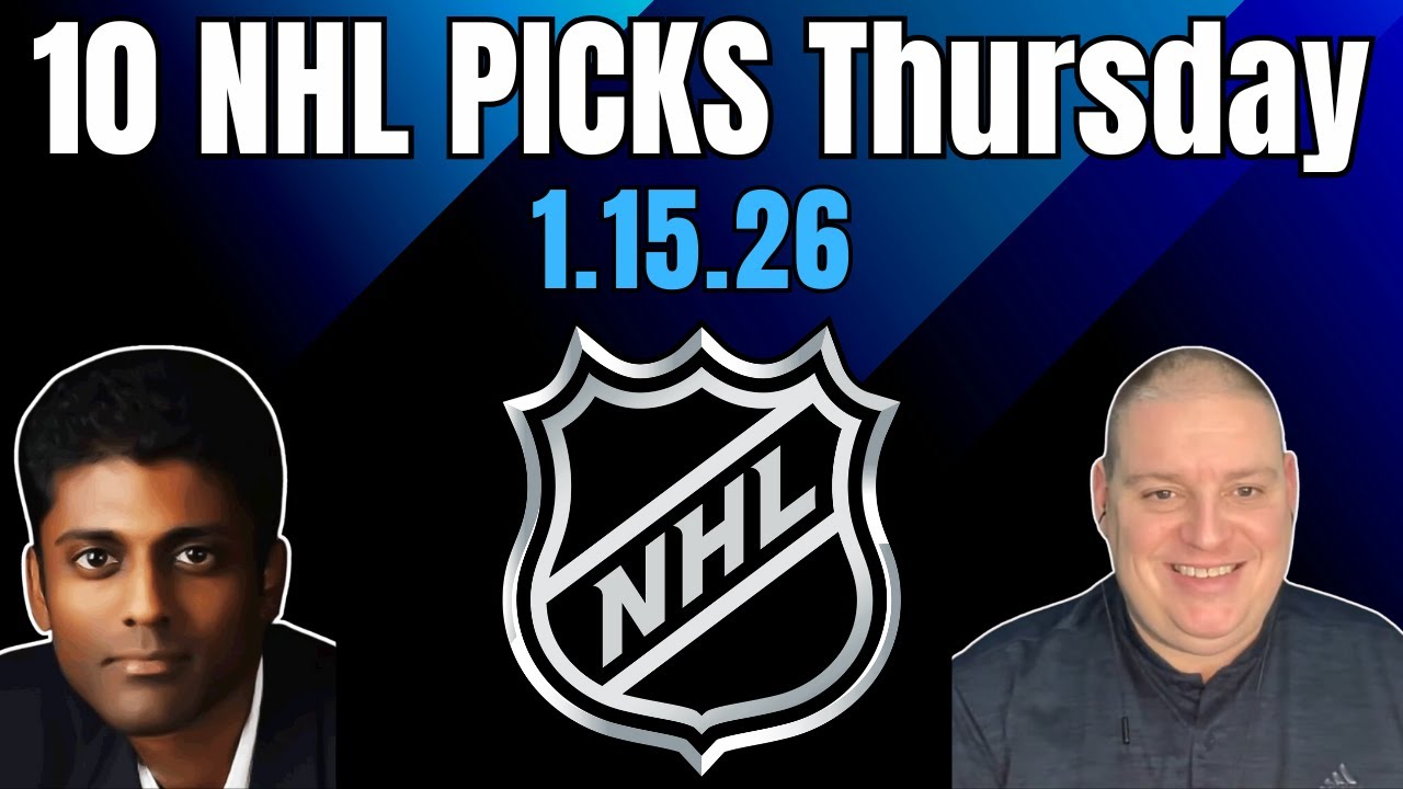 Thursday NHL Picks - 1/15/26 l Craig Trapp & Indian Cowboy NHL Betting Picks & Predictions