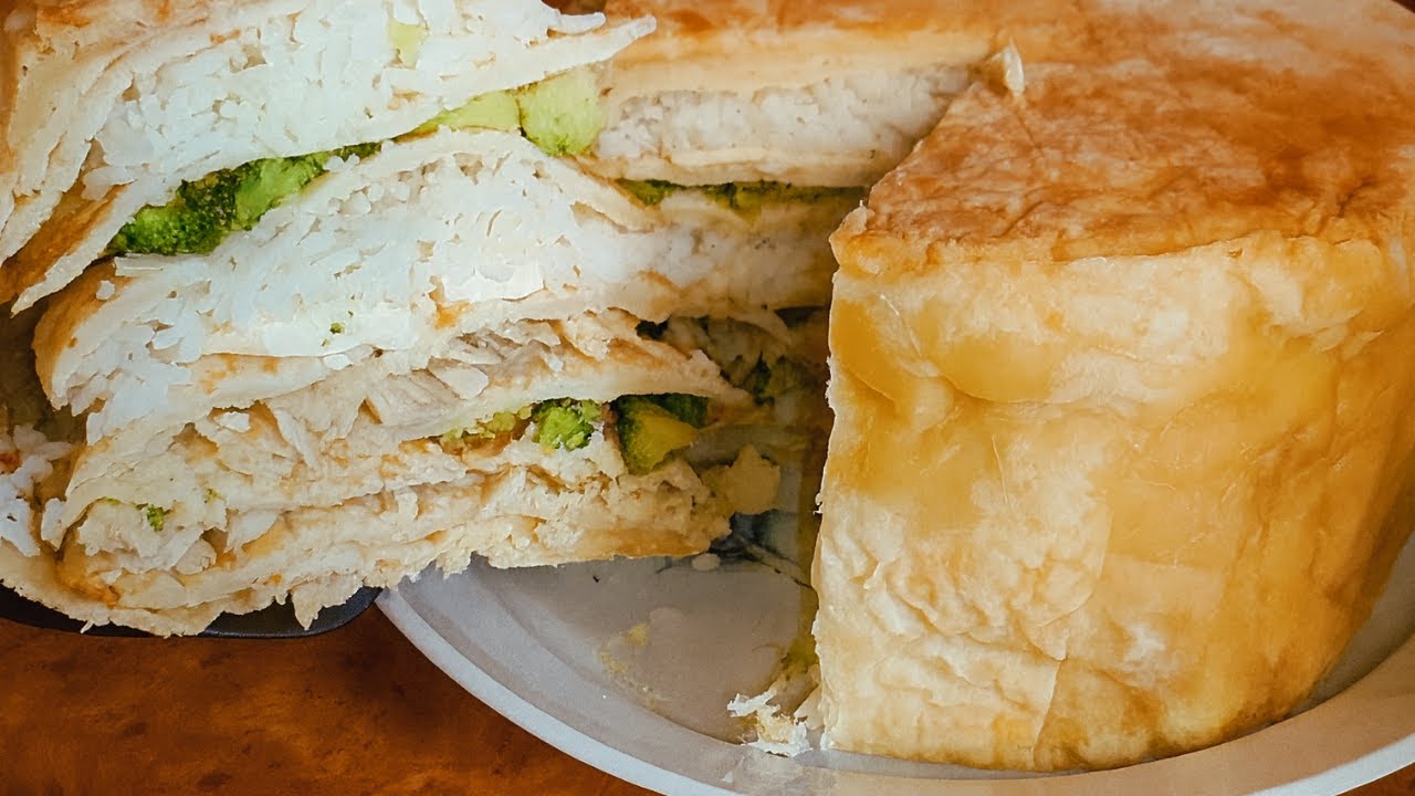 А-ля курник — шаровий пиріг з налисниками