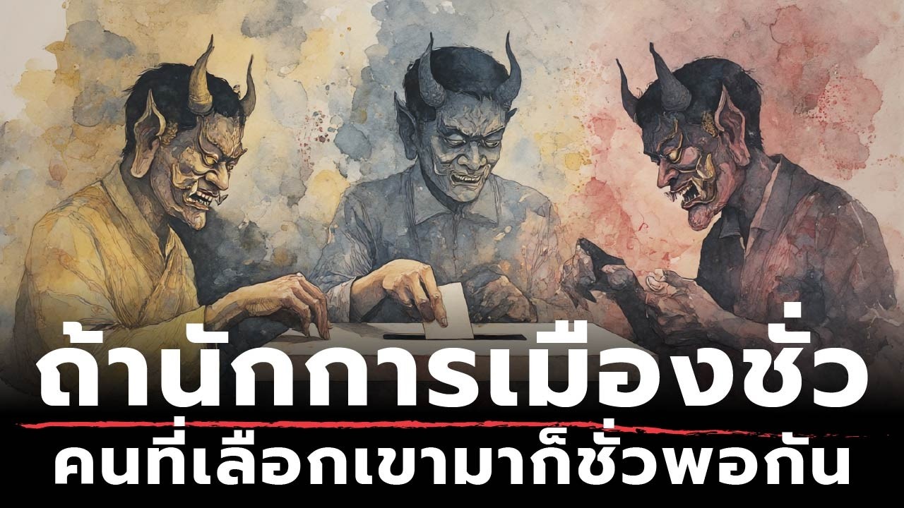 นักการเมืองชั่ว - คนที่เลือกเขามาก็ชั่วพอกัน | ธรรมะหักมุม | ธรรมะเดลี่