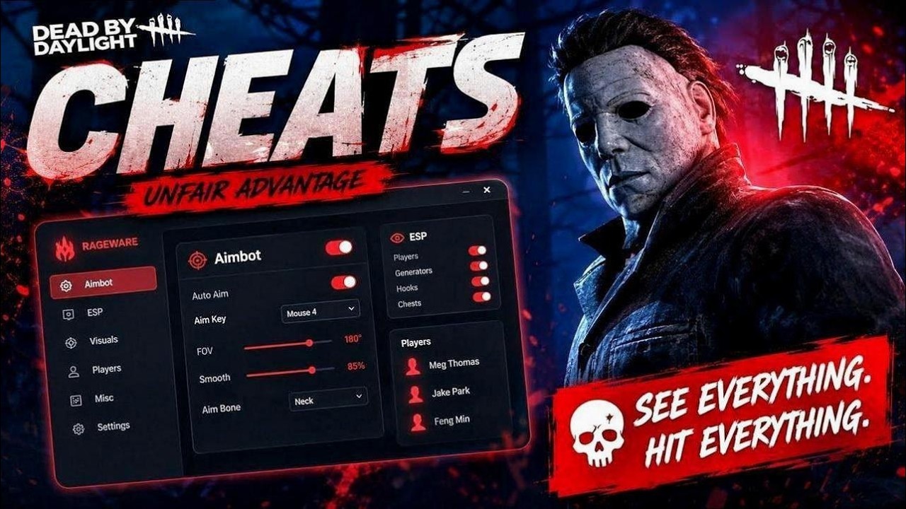 Dead by Daylight Cheats 2026 - ESP + Unlock Tool - Undetected DBD Hack PC