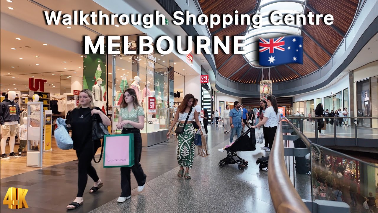 Melbourne Australia Shopping Centre on Boxing Day