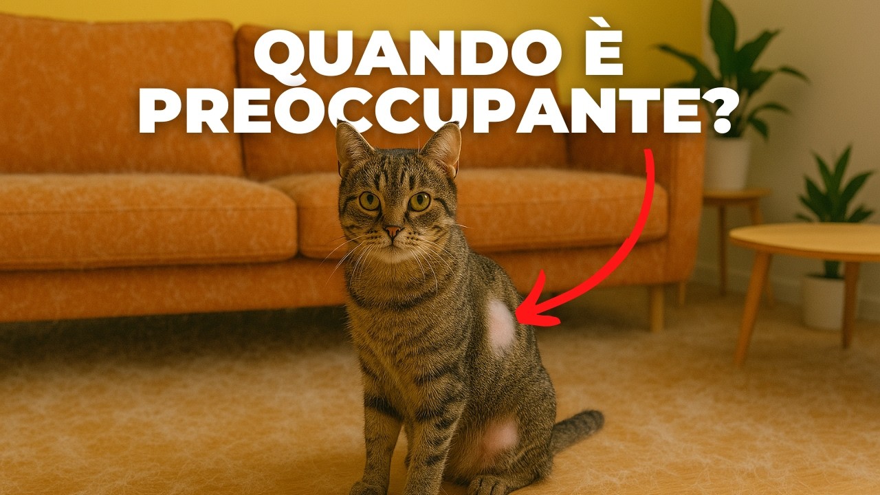 Perdita di pelo del gatto: quando è normale e quando preoccuparsi