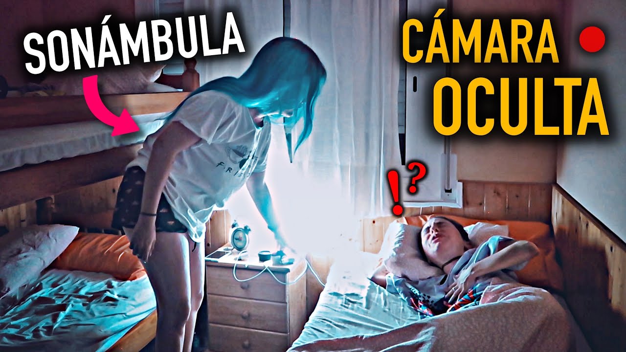 ME VUELVO SONÁMBULA 😂 Broma nocturna a MI AMIGA (se asusta mucho) | Carla Laubalo