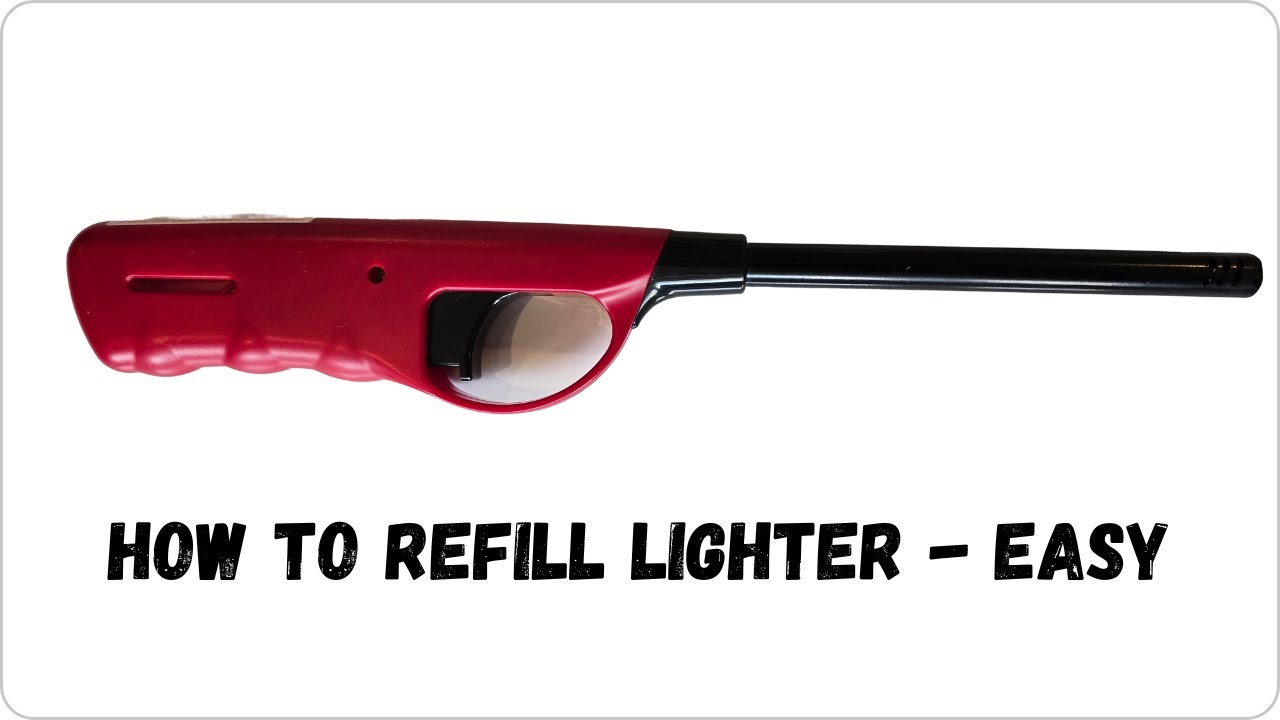 How to Refill a Wand / BBQ / Candle Lighter QUICK EASY TUTORIAL