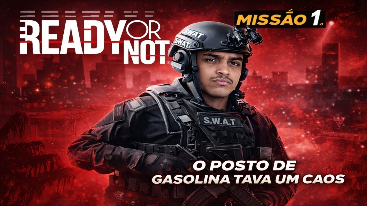 CAOS TOTAL no Posto de Gasolina | Ready or Not – Missão 1