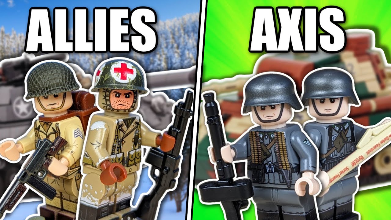 I'm Building The BIGGEST Land Battle Of WWII In LEGO!