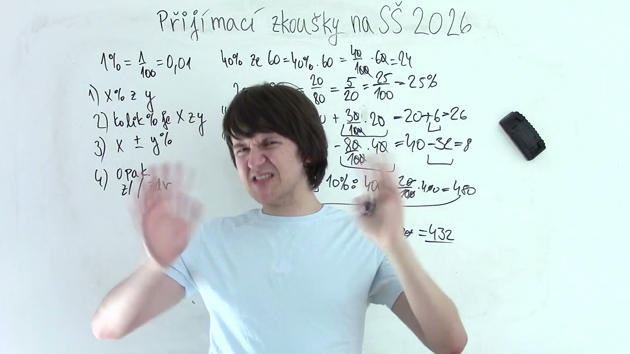 Přijímací zkoušky na SŠ 2026 #26 - Procenta