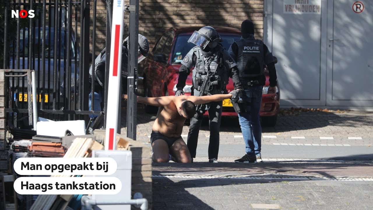 TERREUR? Antiterreureenheid houdt man aan bij Haags tankstation