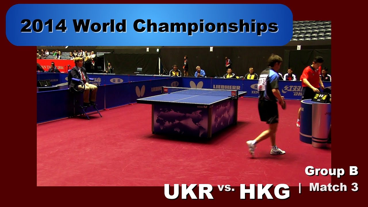 2014 WTTC Men's Team - Group B: UKR - HKG Match 3: Ivan Katov v Wong Chun Ting