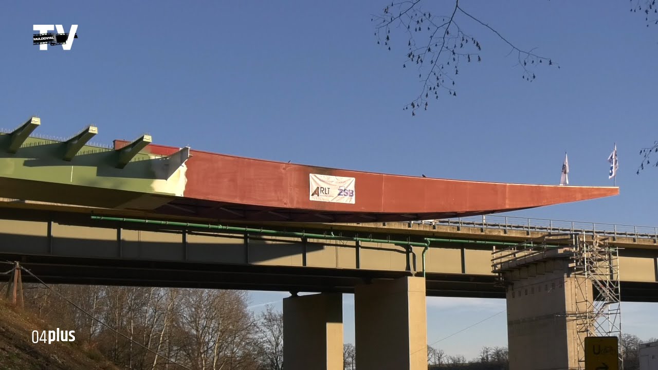 Ersatzneubau Muldenbr&uuml;cke A 14 bei Bahren w&auml;chst