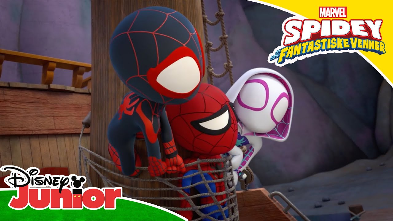 🏴‍☠️ Skattejagt | Spidey og hans fantastiske venner | Disney Junior Danmark