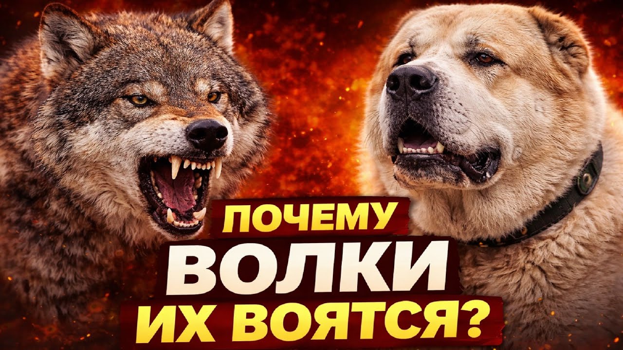 ALABAI VS WOLF - WHY ARE WOLVES AFRAID OF THEM?