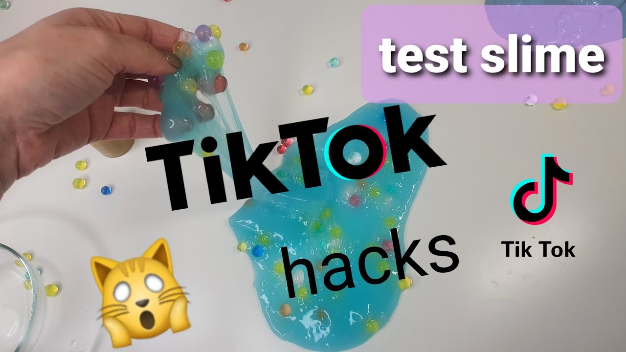 Hacks slime TIKTOK #3 je teste des astuces TIKTOK