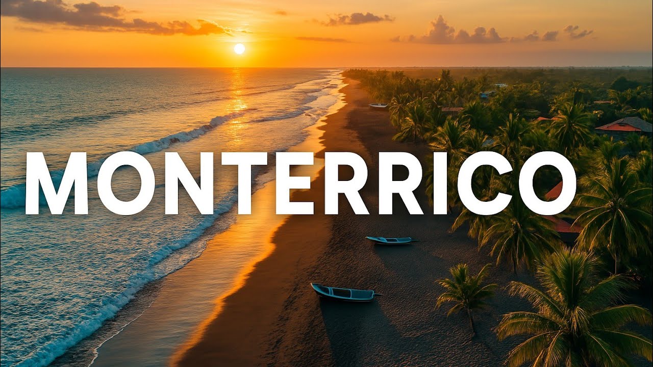monterrico 4k | pmonterrico 4k - Relaxing Beach & Ocean Waves