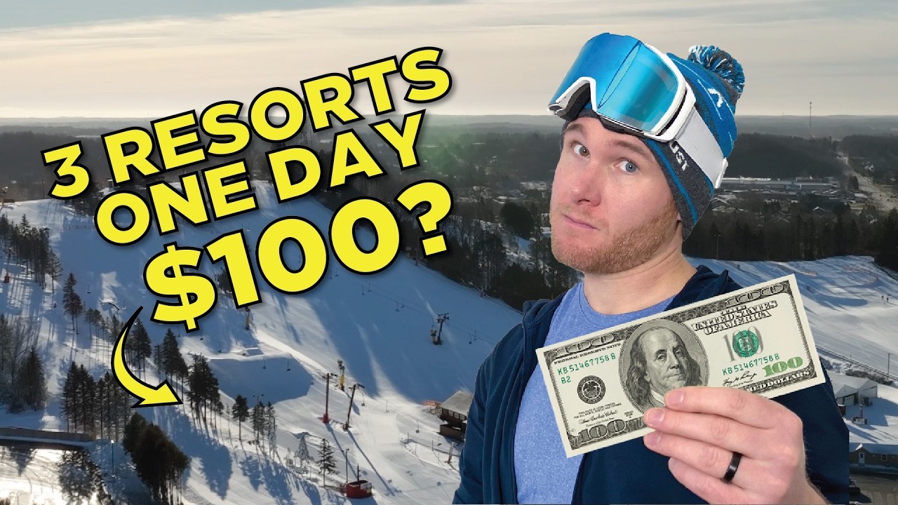 3 Wisconsin Ski Areas, $100, One Day?! (Oh & ZERO Lines)
