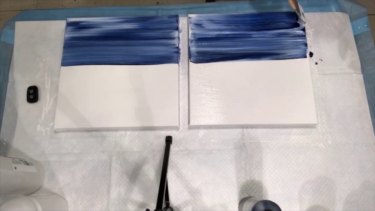UNDERWATER VIEW/Fun with  GOLDEN's HIGH Flow Acrylics