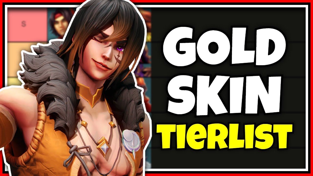 The ULTIMATE Gold Skins Tier List in Paladins! (Opinion)