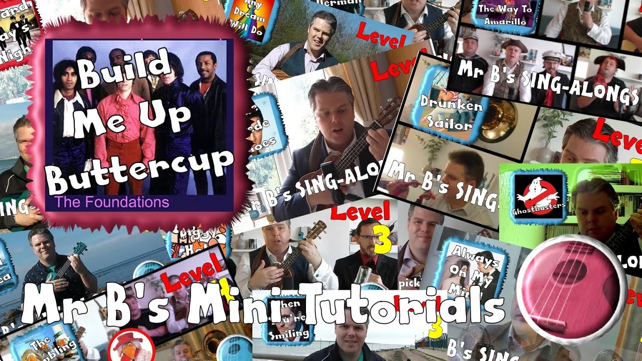 Mini Tutorial - Build Me Up Buttercup | Mr B's Ukulele Channel #ukulelelesson #ukulelemusic