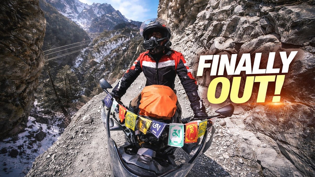 Finally we made it out of Manang Snow Alive  ! 30 km took 3 Days 🥶