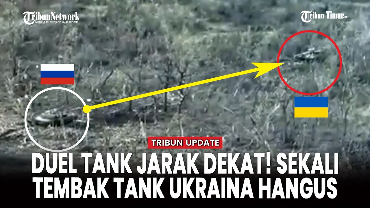 [FULL] Tank Rusia Gempur Posisi Ukraina di Hutan, Iring-Iringan Kendaraan Jadi Sasaran