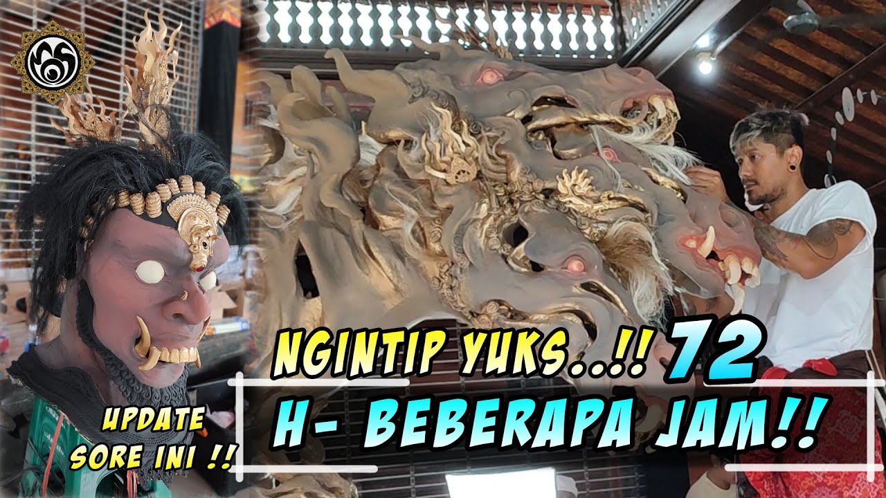 ngintip yuks.72 update sore ini!! Ogoh-ogoh LALIARAN Br Gemeh #mos_bali