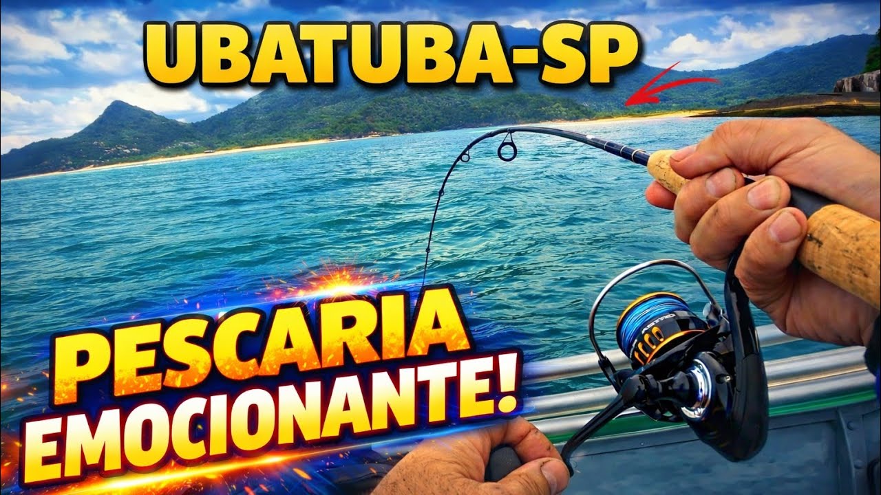 ENCONTREI COM UM CARDUME DE PEIXE GRANDE ! Mais as corvinas que deram show na pescaria  Ubatuba SP