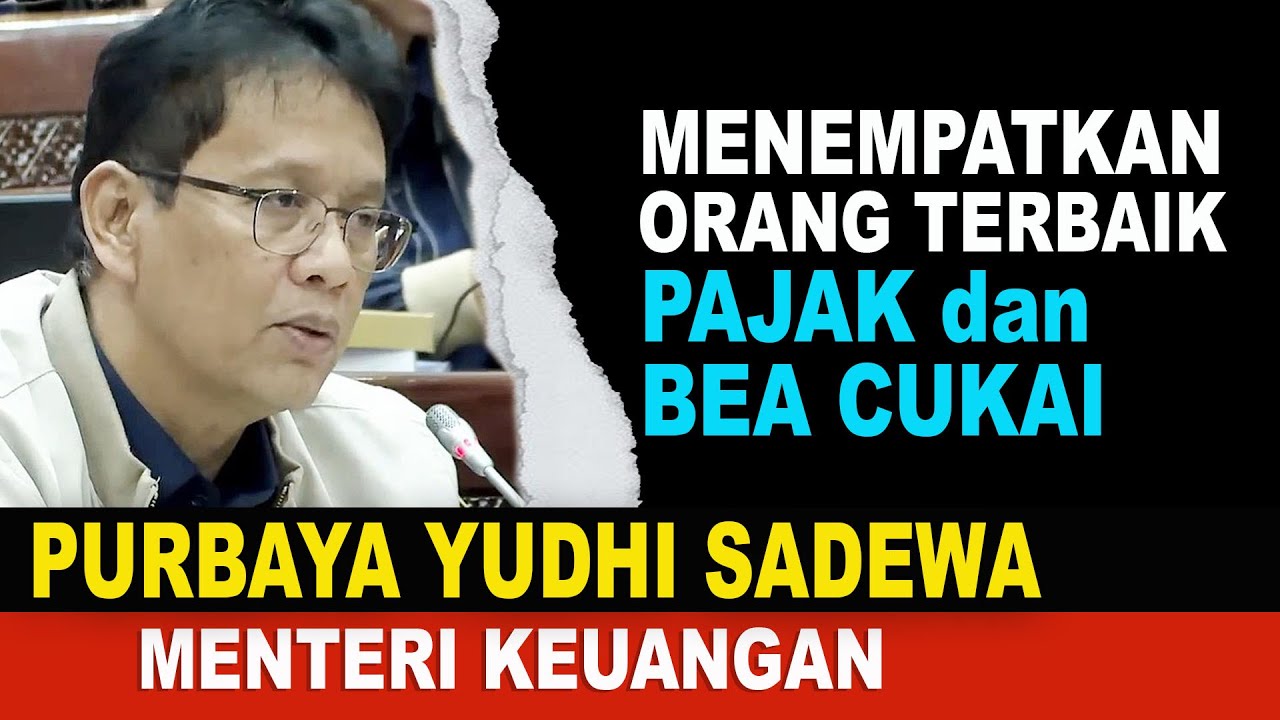 Menkeu Purbaya: Reformasi Pajak dan Bea Cukai