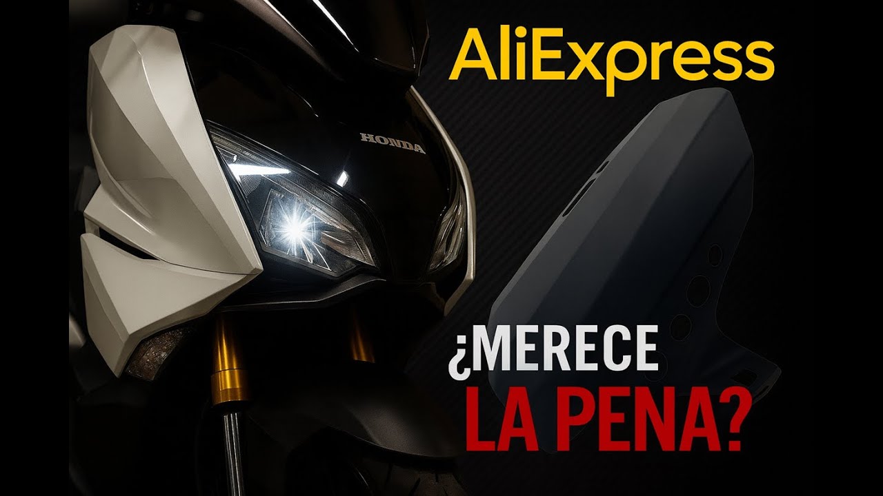 Monté este guardabarros en la Forza 750 y X-ADV… y no es lo que esperaba 😳🏍️ AliExpress