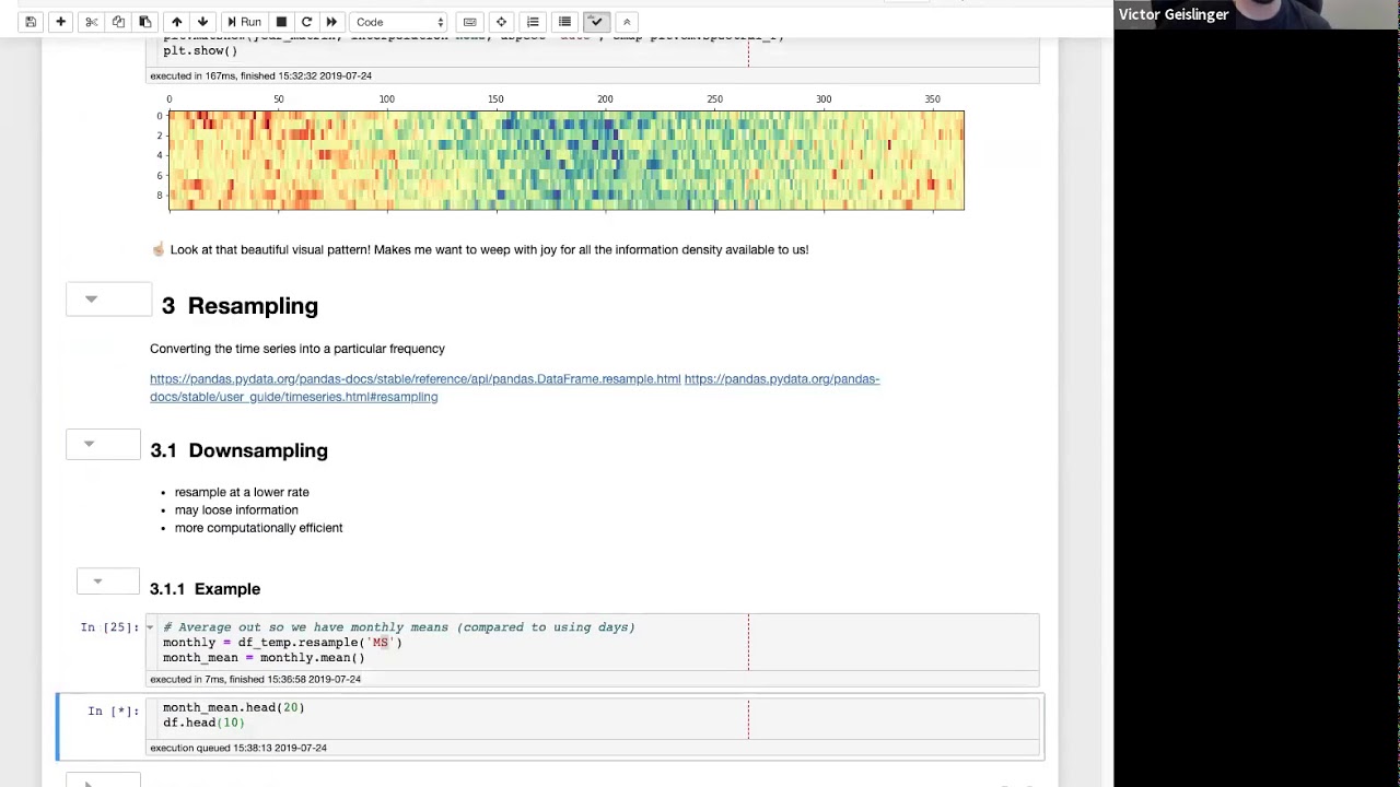 Resampling a Time Series - M4S31 [2019-07-24]
