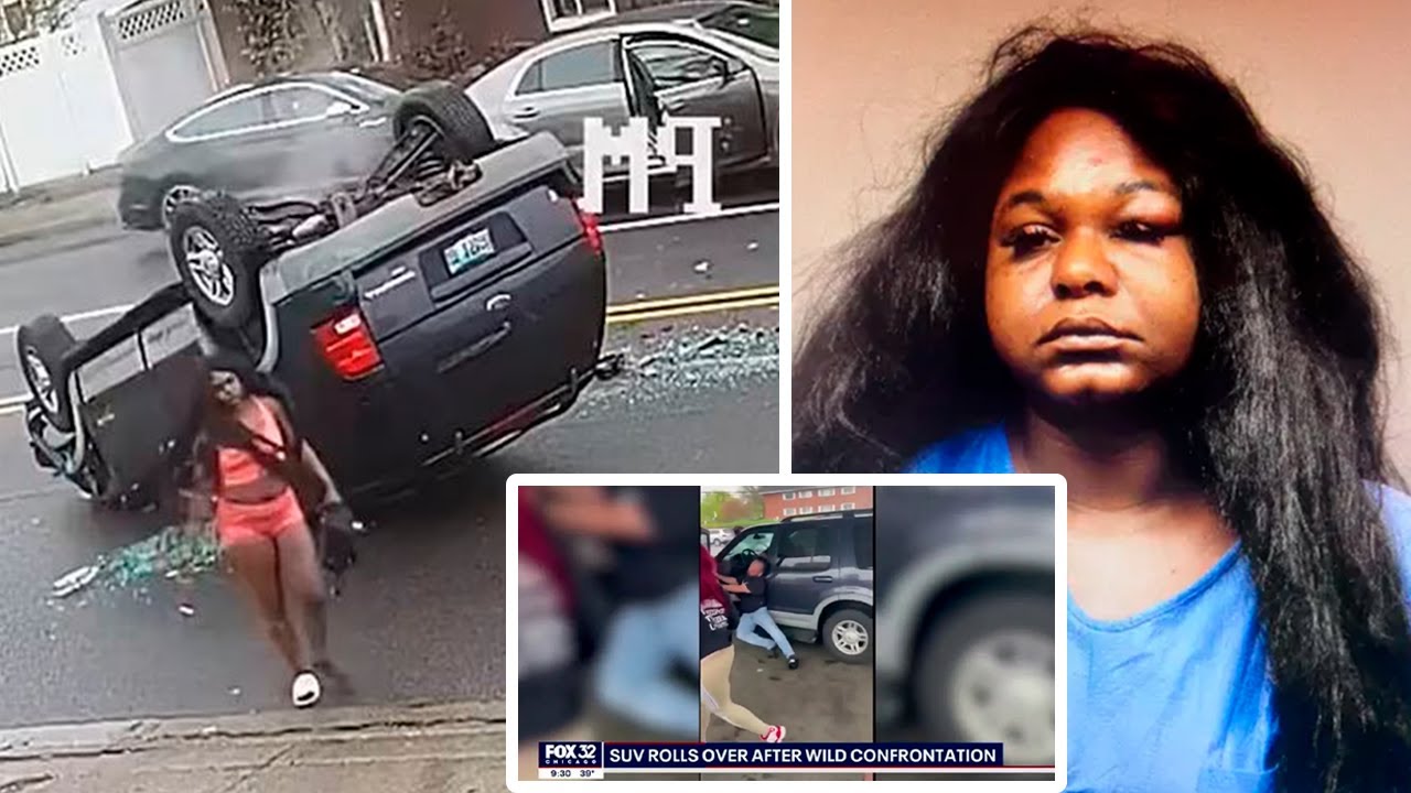 Road Raged Woman Gets Instant Karma After Attempting to Hit Someone