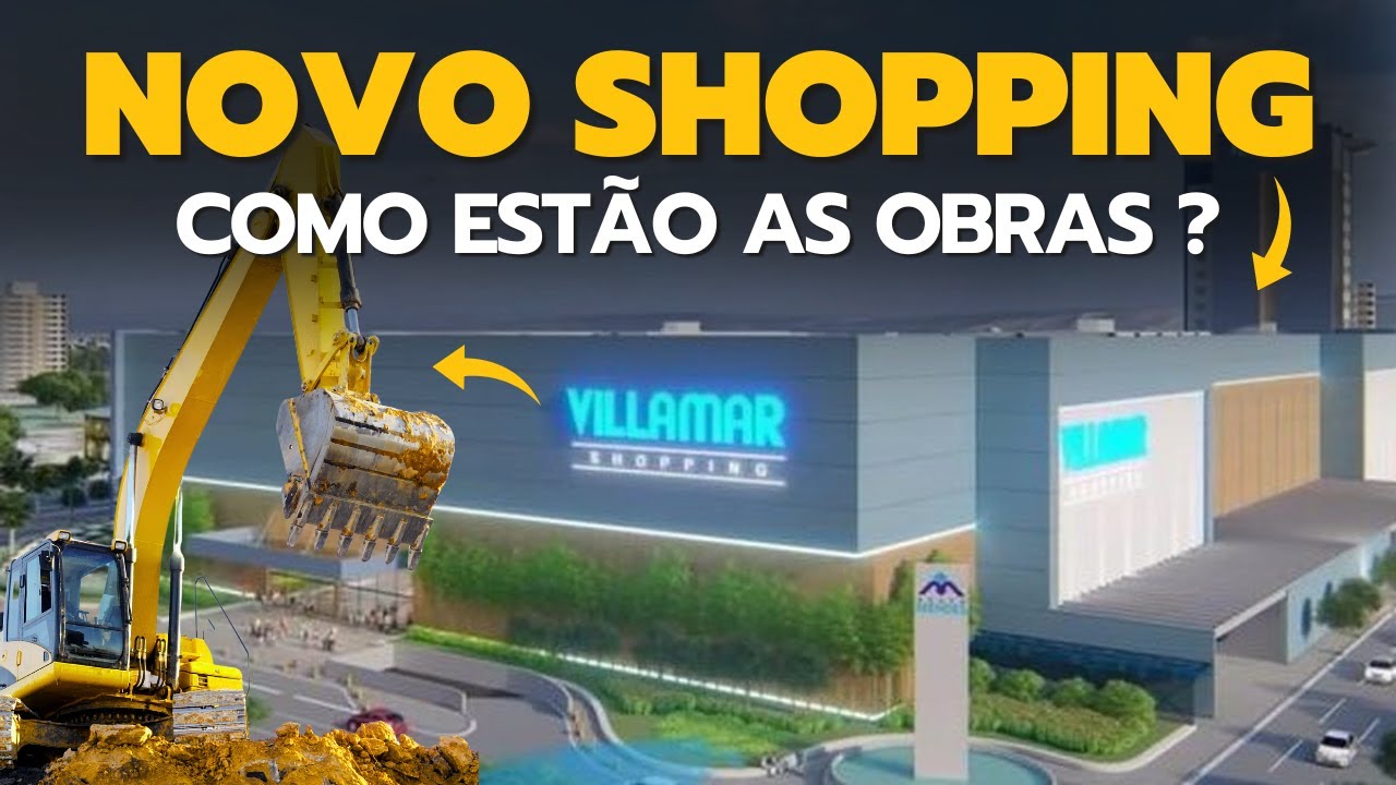 OBRAS do NOVO SHOPPING em PRAIA GRANDE: Veja Como Está a CONSTRUÇÃO🏗️