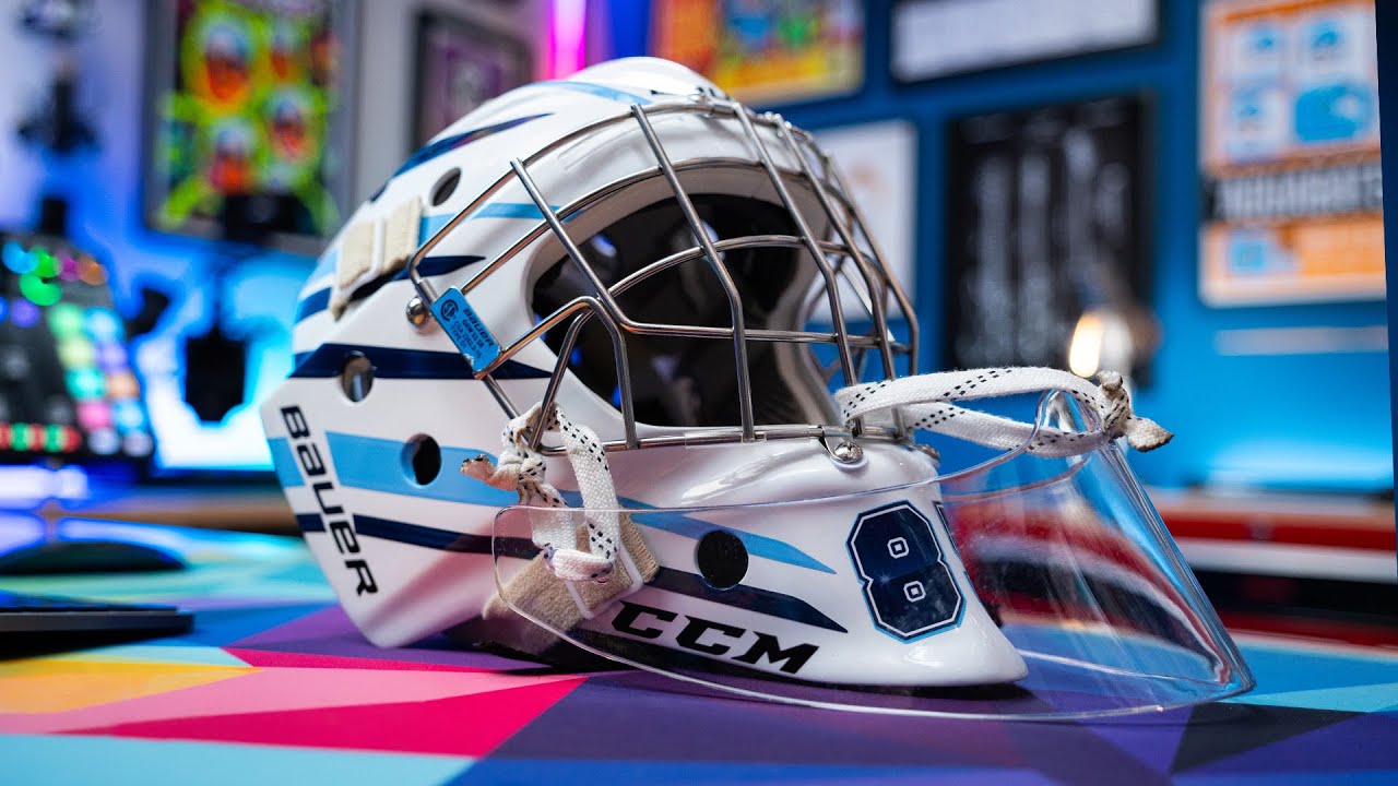 Customizing My Hockey Goalie Helmet for Cheap