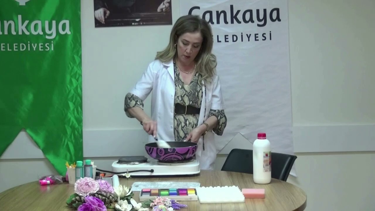 Soğuk Porselen Dersi   Esnek Soğuk Porselen Hamuru Hazırlama