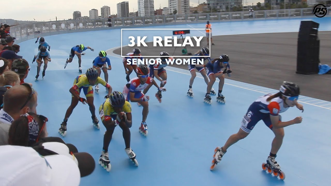 3K Relay Finals Senior Women - Powerslide @ World Roller Games 2019