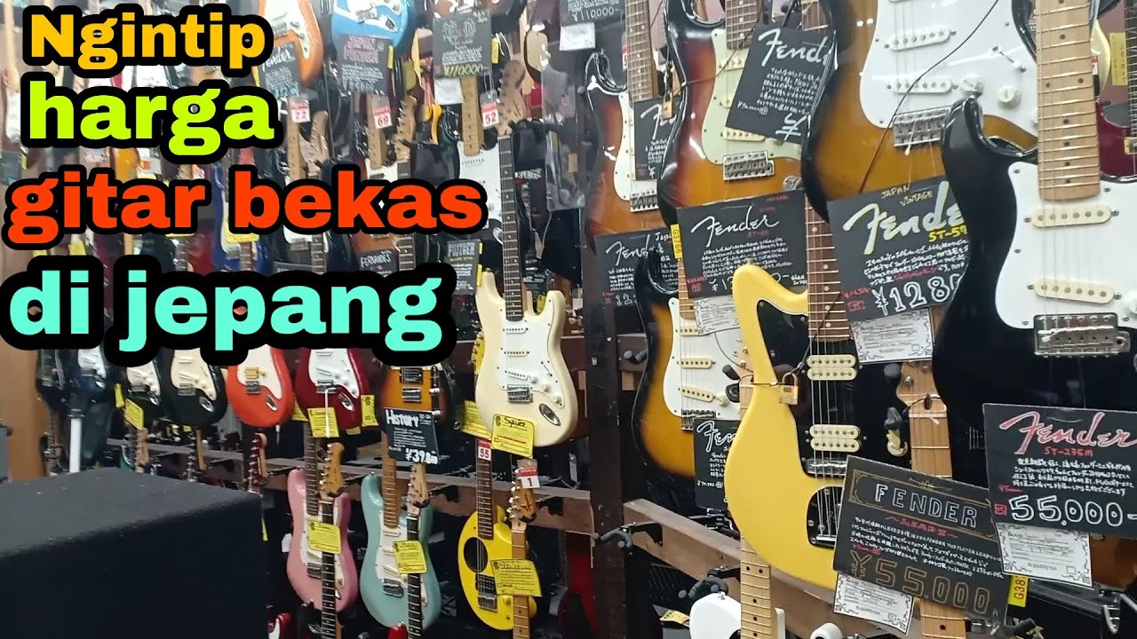 Ngintip HARGA GITAR second di JEPANG Murah
