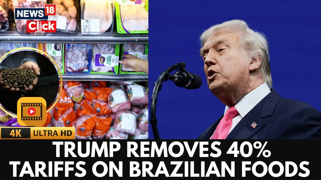 Президент США Дональд Трамп подписал указ об отмене 40% пошлин на импорт бразильских продуктов пи...