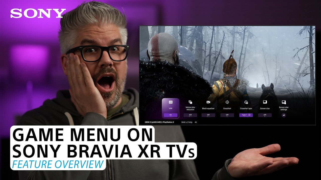 Sony | Game Menu on Sony BRAVIA® XR TVs – Feature Overview