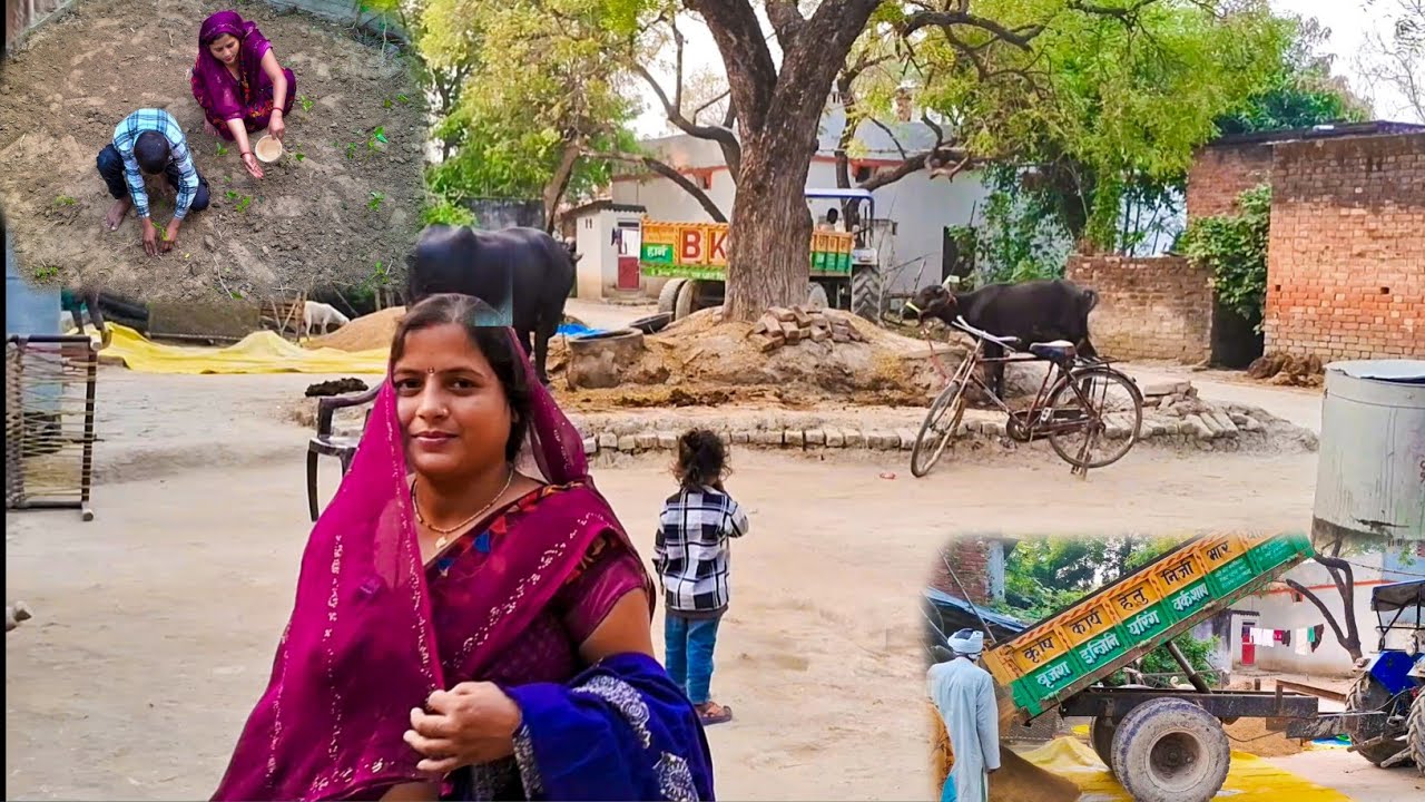 गाँव में आज घर का काम इतना बढ़ गया कि थक गई | Village Vlog | Real Village Life Vlog