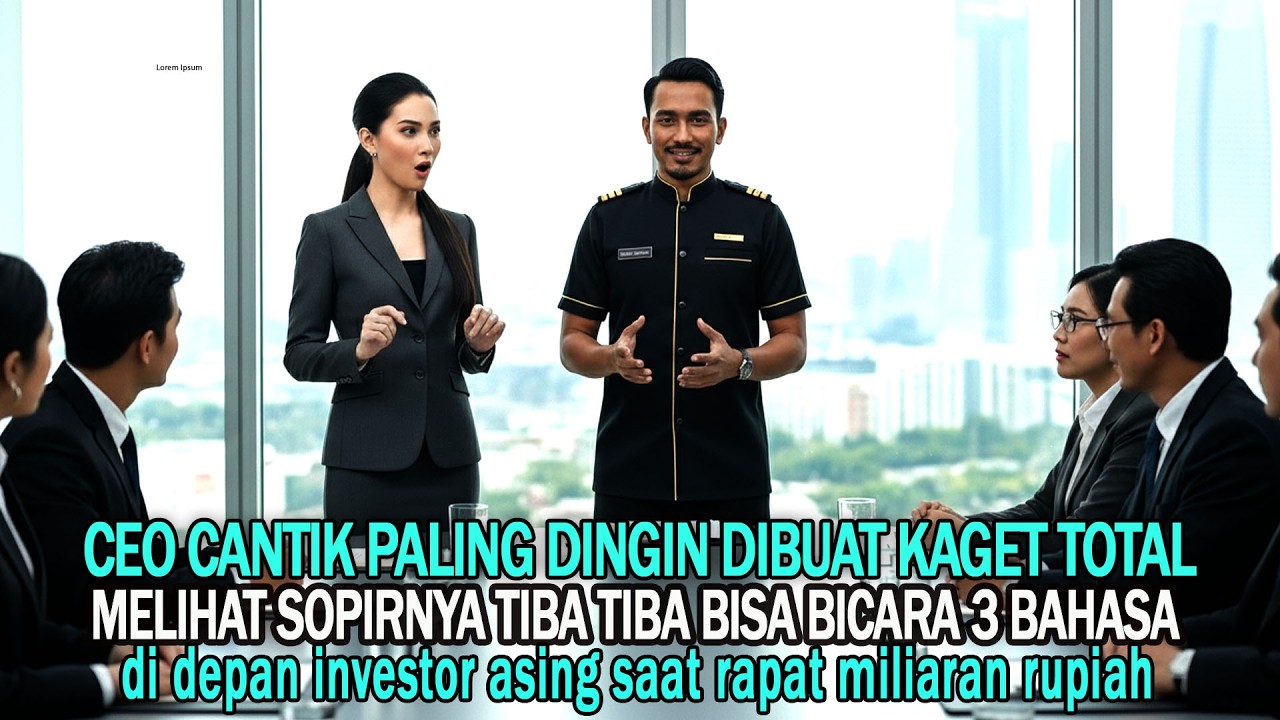 CEO Cantik Dibuat Syok Sopirnya Bisa Bicara 3 Bahasa Asing Di Depan Investor Saat Rapat Miliaran