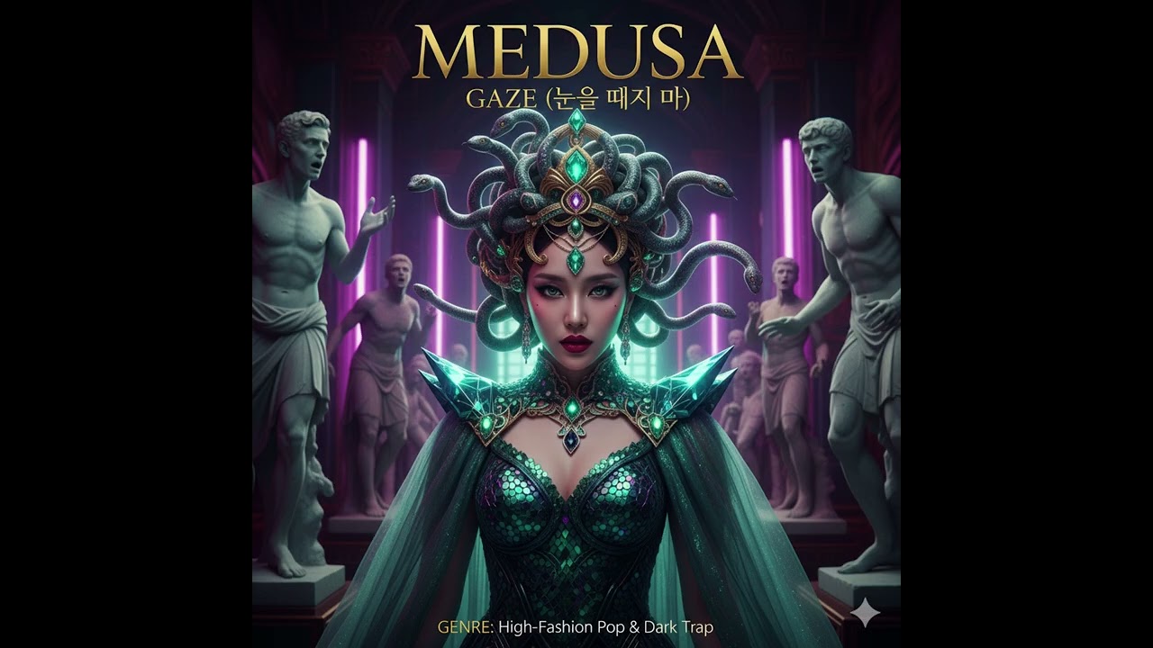 MEDUSA - GAZE (눈을 떼지 마) | Official Audio | High-Fashion Pop & Dark Trap #kpop #music