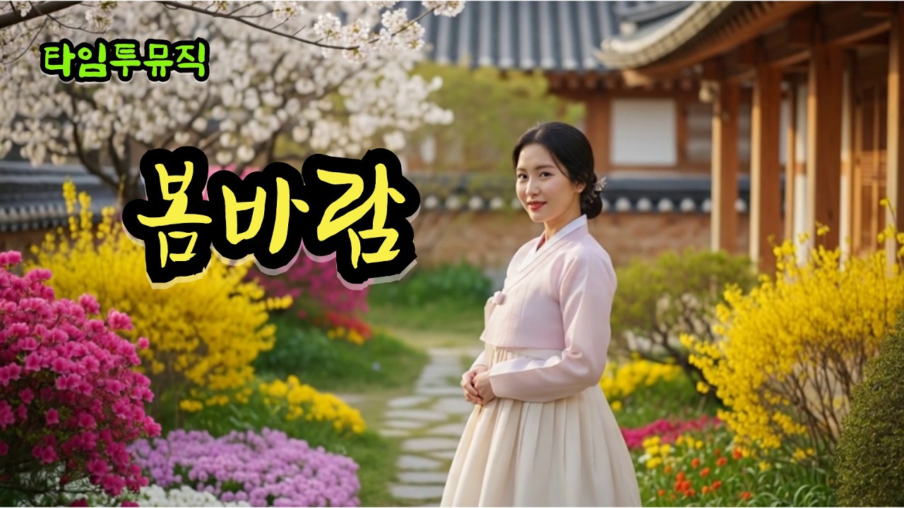 봄바람 🎶애절한 트로트 #잔잔한트로트  #애절한트로트 #타임투뮤직  #감성트로트 #트로트 #ktrot  #트로트신곡